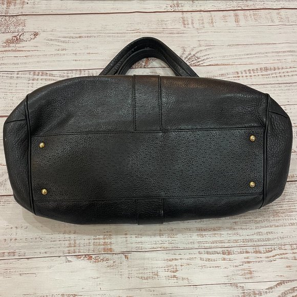 Authentic Salvatore Ferragamo Italian Leather Double Handle Glam Tote - Picture 6 of 13